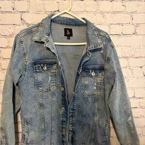Art Class Light Blue Jean Jacket Girls Size 18